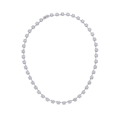 Round Diamond Necklace