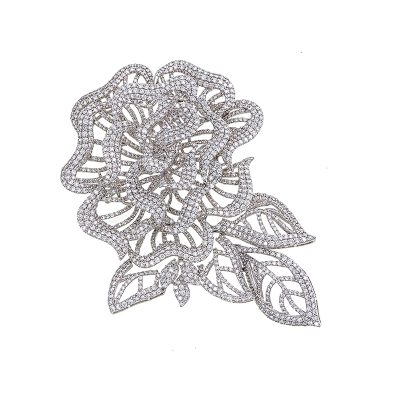 Flower Diamond Brooch
