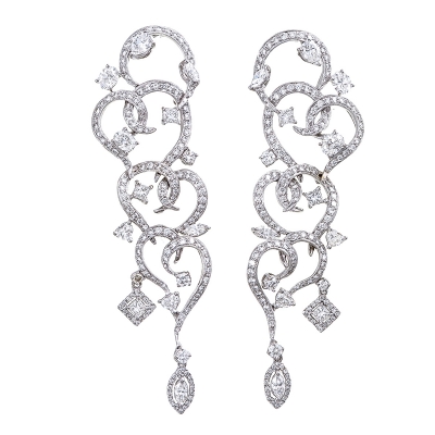 Chandelier Diamond Earrings