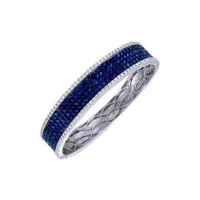 Blue Sapphire Bangle
