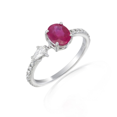 Ruby and Diamond Ring