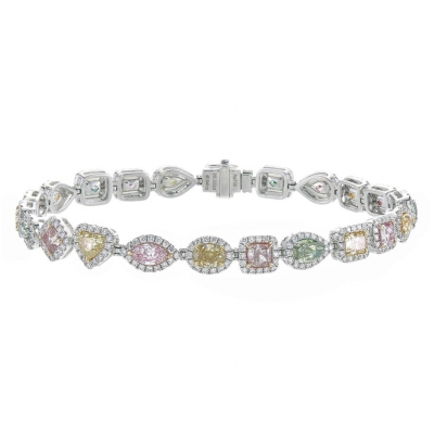 Fancy Color Diamond Bracelet