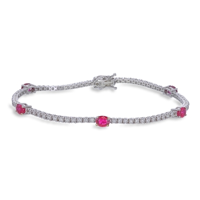 Ruby and Diamond Bracelet