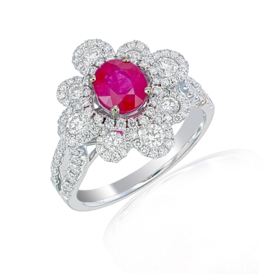  Ruby and Diamond Ring