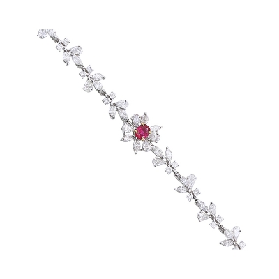 Ruby and Diamond Bracelet