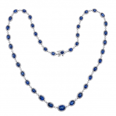 Blue Sapphire Necklace