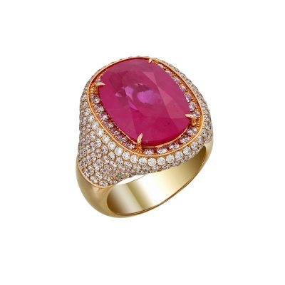 Ruby and Diamond Ring