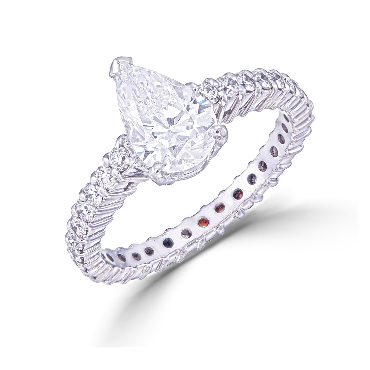 Pear Shape Diamond  Ring